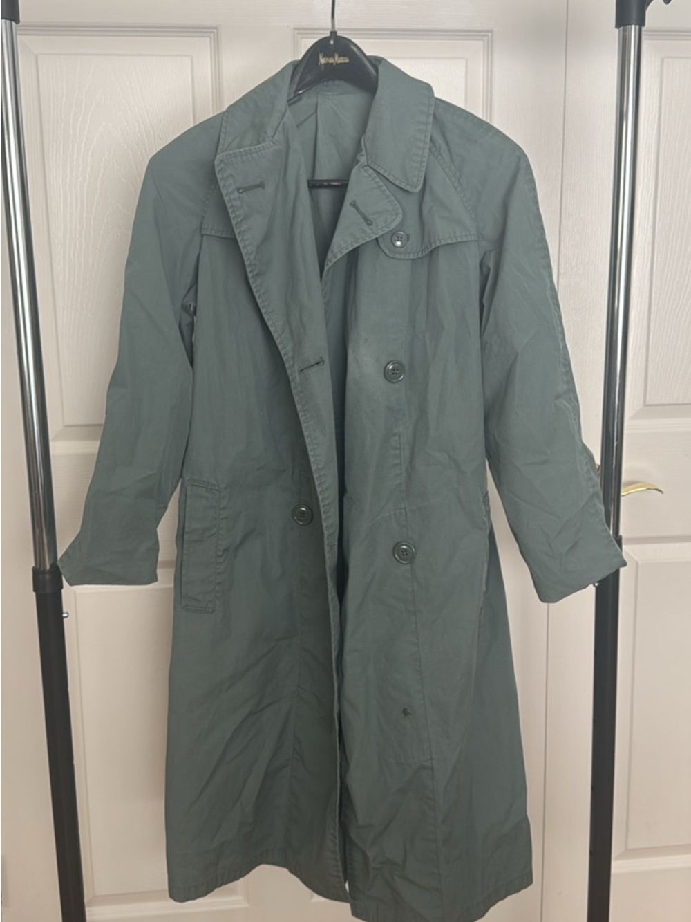 U.S. Army Olive Green Trench Coat